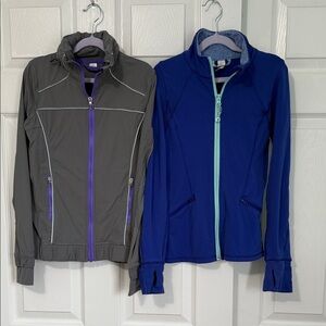 Ivivva Athletic Girls Youth Jacket lot - 2 total